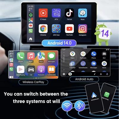 2025 Android 14 Carplay Ai Box Беспроводной Carplay Android Auto Поддержка 4/8-ядерных автомобильных интеллектуальных систем Для YouTube Netflix