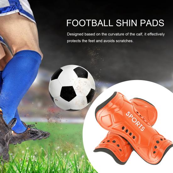 2Pcs Soccer Shin Guards High Strength Impact Resistant Breathable Lightweight Calf Protection Youth Soccer Shin Pads