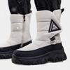 Fashion Winter Warm Platform Women's Boots Comfortable Waterproof Fluffy Snow Boots Fashion Round Toe Zip Design Brand Botas Para Mujer
