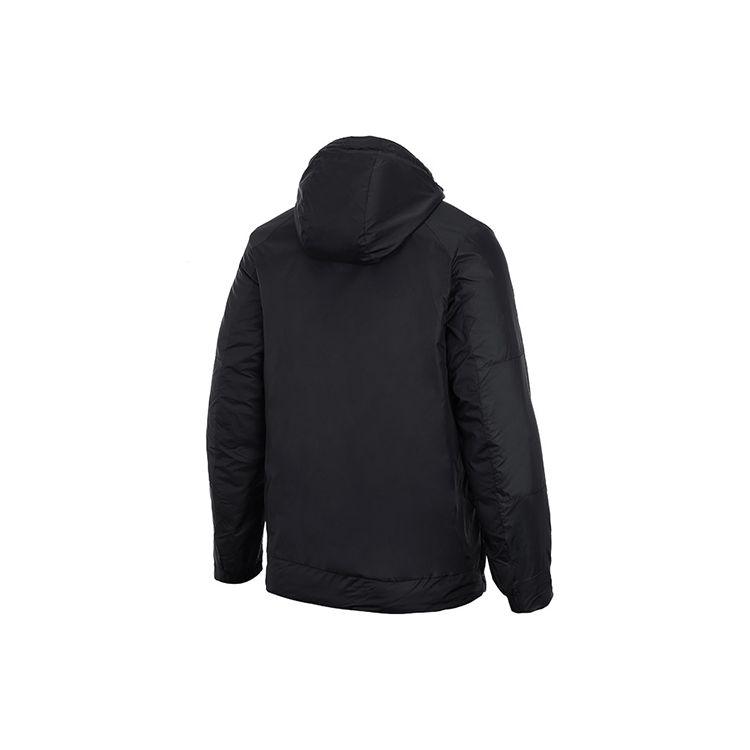 Nike Спортивная ветрозащитная хлопковая куртка с капюшоном Мужская верхняя одежда Черный 861789-010