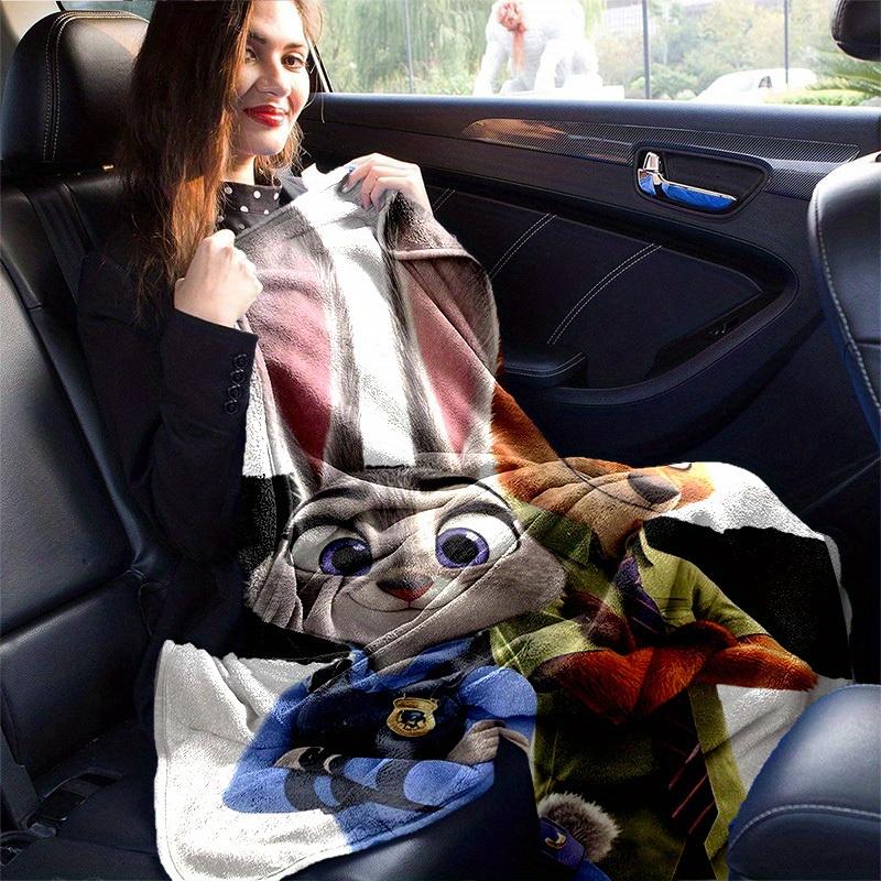 1 шт., Персонажи мультфильма Зверополис Домашний Декор Плед Идеально подходит для Дивана, Кушетки, Кровати, Путешествий, Кемпинга, Автомобиля, Пляжа, Офиса Дневной Сон Мягкий Плед Подарок