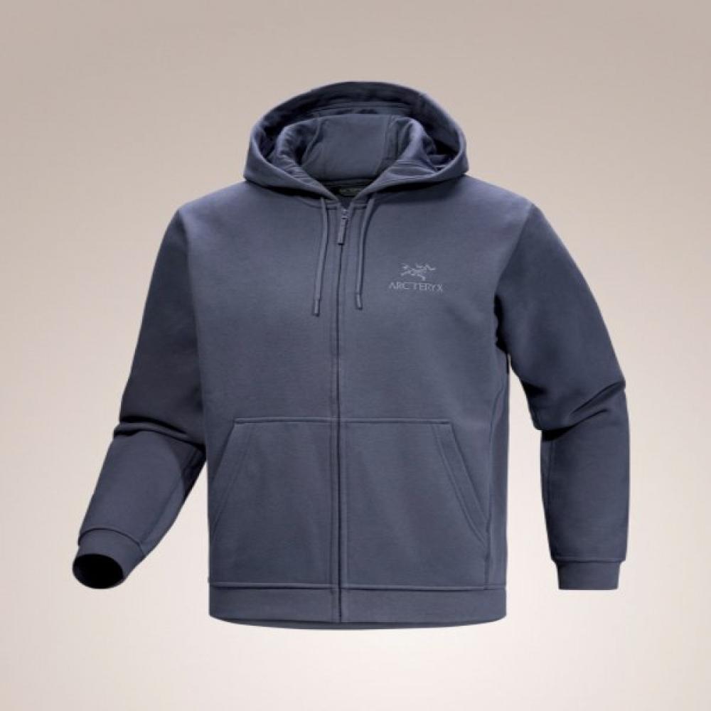 Arcteryx Men S Emblem Fleece Full Zip Hoodie Dk StratuS ajqSm09929