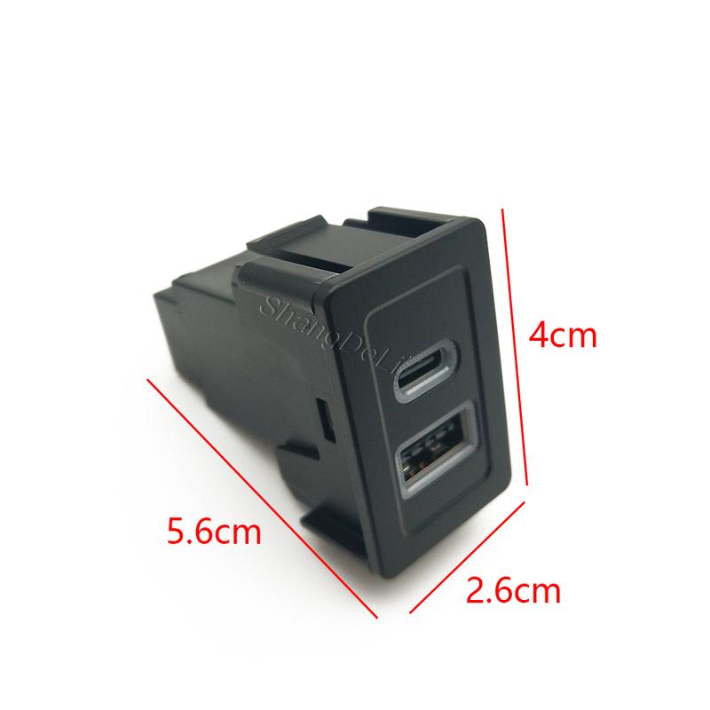 12В/24В Автомобильное двойное зарядное устройство QC3.0 USB PD Адаптер-розетка для зарядки телефона Аксессуары для Suzuki SX4 Swift