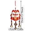 Red Lion Dance Pendant Horse Embroideried Atmosphere Lucky Pendant Spring Festival Ornaments  Wall