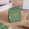 Stand-Up 2027 Mini Desk Calendar with Stickers Standing Flip Calendar  Holiday Small Gift