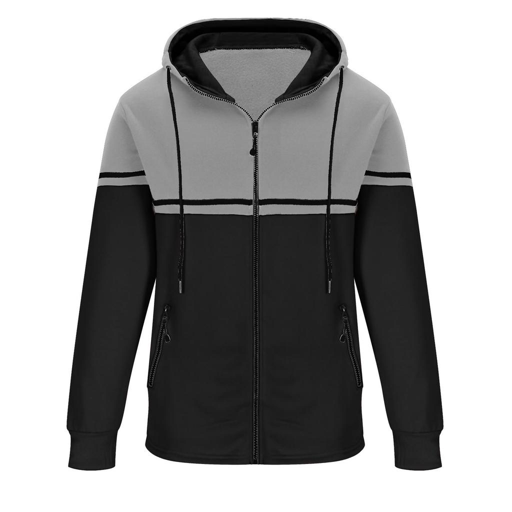 Мужские куртки на молнии, толстовка с капюшоном, зимнее пальто, спортивная верхняя одежда, осенняя модная одежда