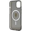 Ferrari FEHMP14SURKK iPhone 14 / 15 / 13 6.1" black/black hardcase Translucent Magsafe