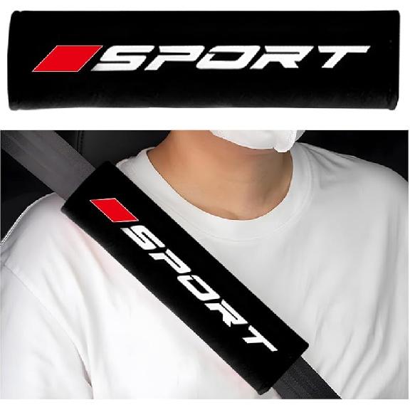 Mandark Car Seat Belt Pad, Vehicle Seatbelt Shoulder Strap Cover For More Comfortable Driving, Auto Interior Safety Belt Protection Cushion