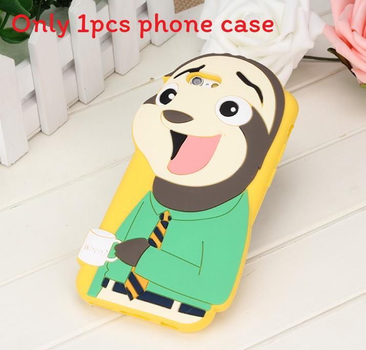For Iphone 5 5s 6 6plus Zootopia Judy Hopps Nick Wilde Silicone Mobile Cover With Shockproof Features For Teen Gift