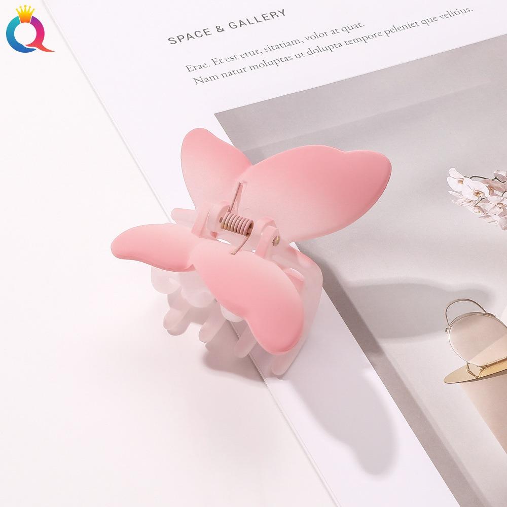 Милая заколка для волос, матовая цветная заколка с цветком, корейская заколка для волос, розовая женская заколка для волос