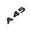 3d ABS Black A 45 Logo A45 Emblem Letters Sticker Nameplate Car Trunk Badge For A45 Accessories