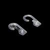 200pcs/lot Plastic Display Hooks Shirt Dress Underwear Sock Gloves Clip Hanger Bag Package Header Hook Clothes Hangers