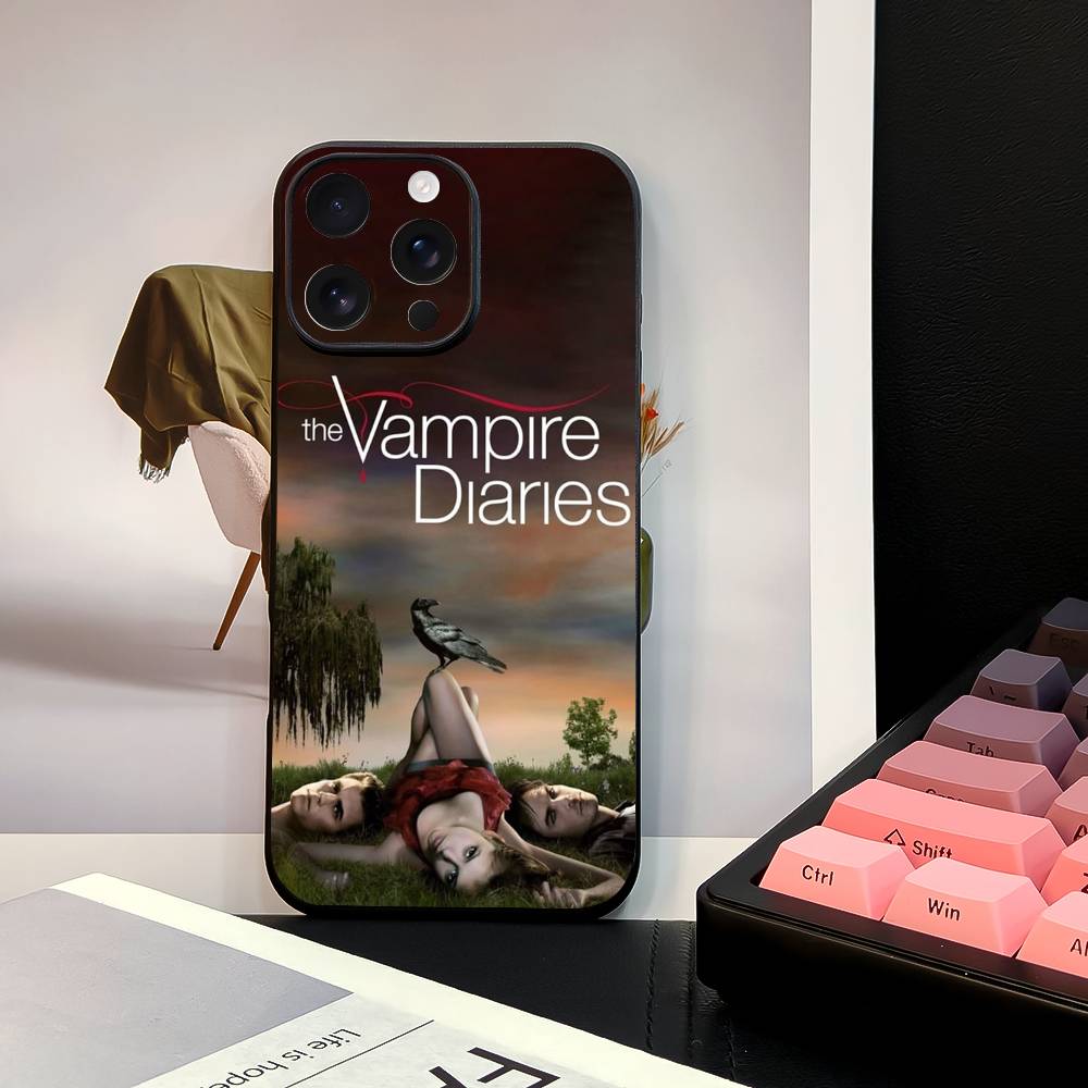 Горячий Чехол Для Телефона The V-Vampires D-Diaries Для IPhone 16 15 14 13 12 11 PRO MAX PLUS Mini TPU Мягкий Приятный Для Кожи Чехол