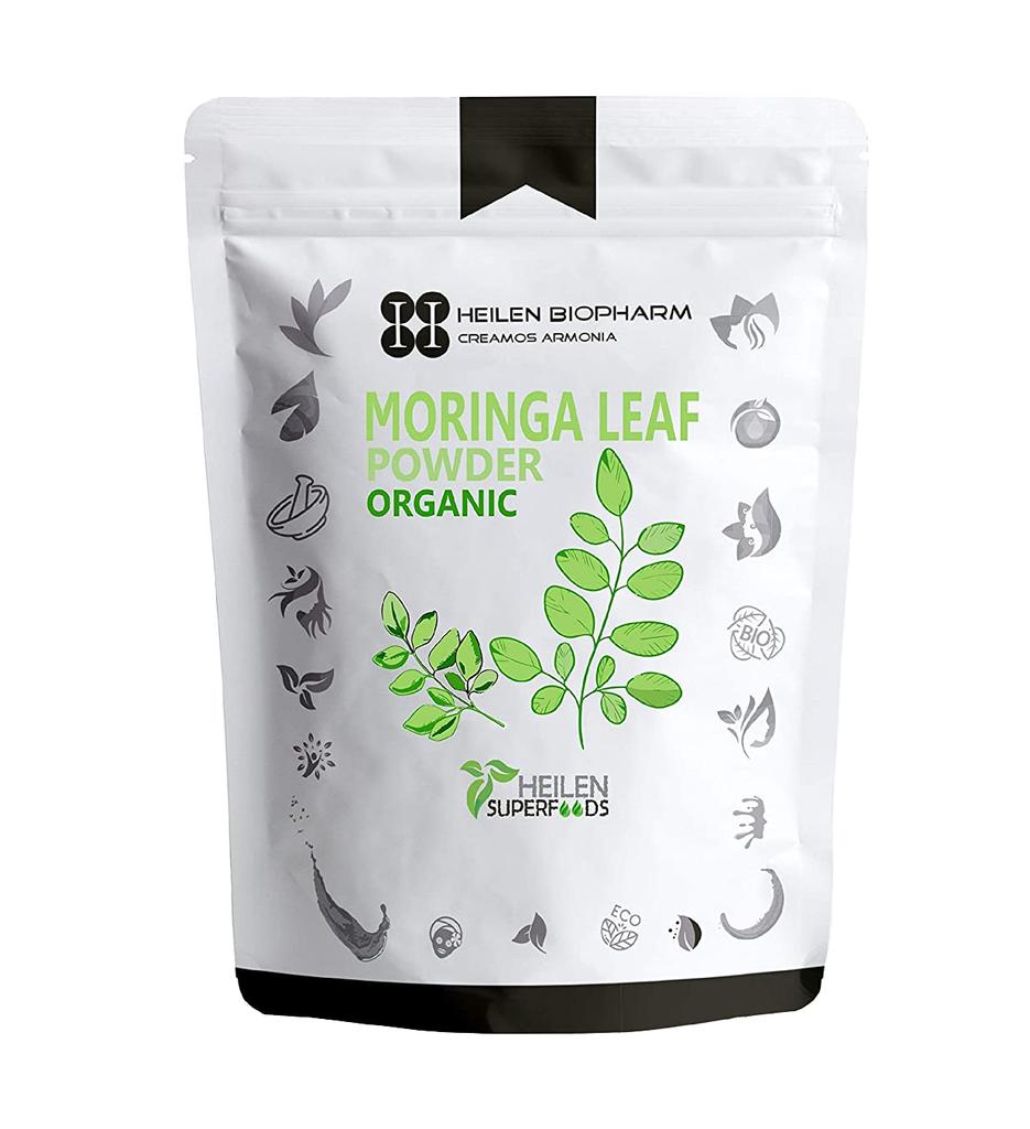 Листья Моринги (100 г), Organic Moringa Leaf Powder, Heilen Biopharm