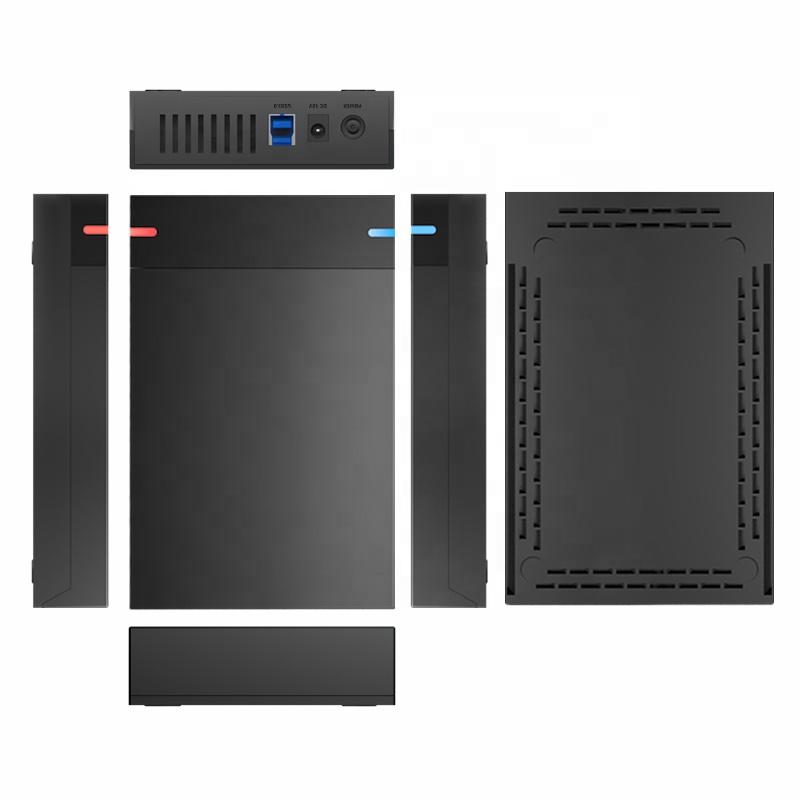 Заводской OEM портативный корпус для HDD SATA на USB3.0 3,5 дюйма Пластиковый корпус для жесткого диска Внешний корпус для HDD 6 Гбит/с 6 ТБ Коробка для жесткого диска CHON