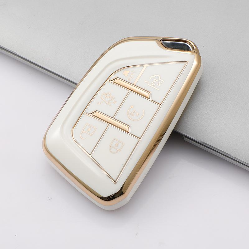 Applicable To Cadillac CT5 Key Set 2021 CT4 Blade All-inclusive Car Case Buckle Personalized Female Protective Case