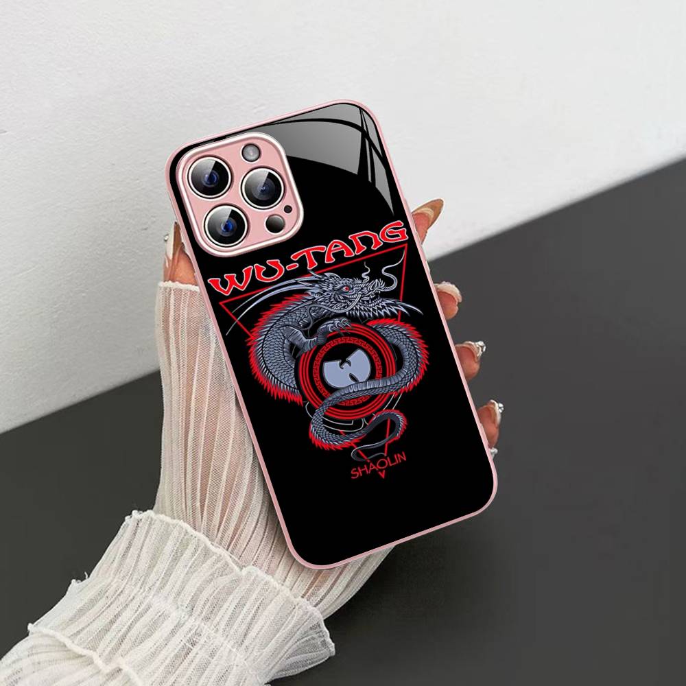W-wu T-tang Clan Хип-хоп Музыкальная Группа Для IPhone 14 13 12 Mini 11 Pro XS Max X XR 14 Plus Закаленное Стекло Чехол