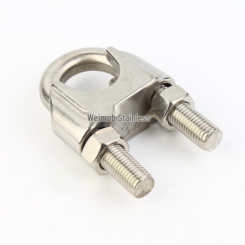 U-образный болт из нержавеющей стали 304, зажим для троса, фиксирующая пряжка