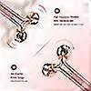 5-in-1 24k Gold Face Massager Electric Rose Quartz 3d Roller Face Lifting Body Facial Gua Sha Jade