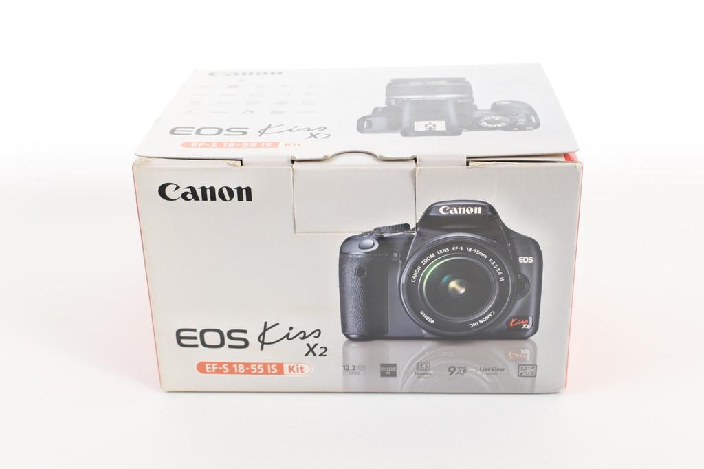 Canon EOS Kiss X2 / Rebel XSi • EF‑S 18‑55 IS Kit • Shutter Count 35 • Tested • Japan