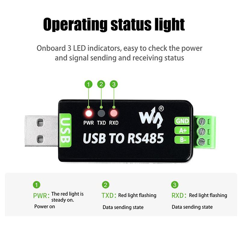 Оригинальный промышленный USB в RS485 последовательный преобразователь полудуплексный модуль связи FT232RL