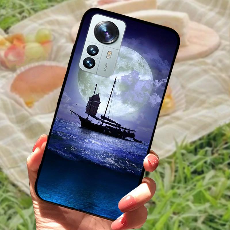 Для Xiaomi Mi 12 Чехол 12X 12S Мягкий Силикон Мультяшный Расписной Чехол для Телефона Для Xiaomi 12 Pro Чехол 12S PRO Ударопрочный Bumper