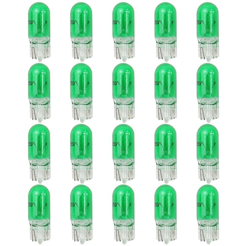 10/20 шт. Автомобильные T10 галогенные 3 Вт 194 158 клинья 12 В автомобильные лампы белые лампочки приборная лампа для чтения габаритные фонари аксессуары