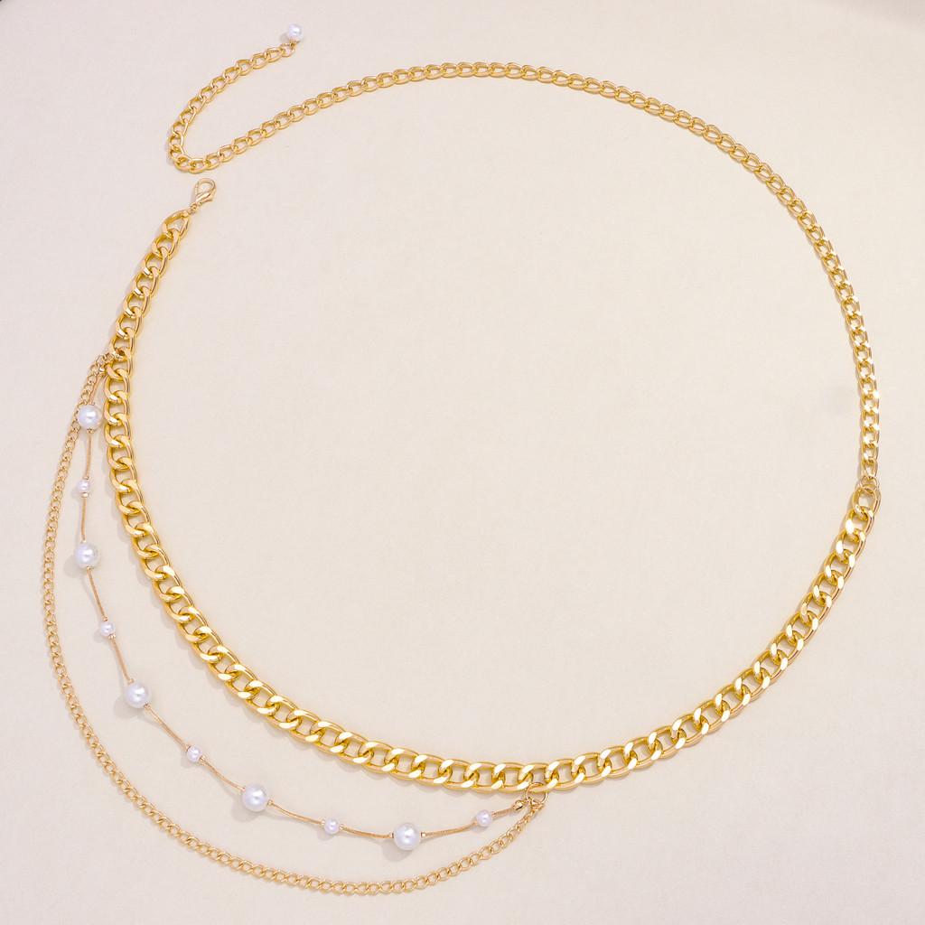 Fashion Multilayer Metal Body Chain For Women With Lobster Clasp Summer Accessory