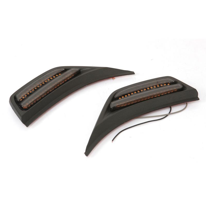 2Pcs/set Car LED Amber Front Fender Marker Lights Fit for Jeep Wrangler JL