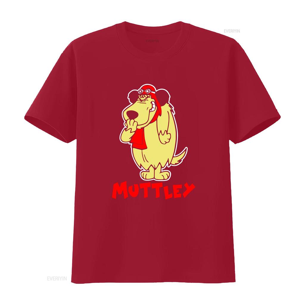 Muttley T shirt vintage Washed Breathable Unisex designer clothes Comfortable streetwear Stylish Stretched graphic Soft