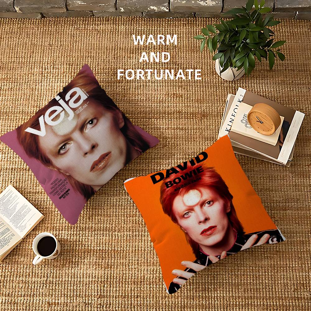 Singer D-David_B-Bowie Personalized Pillow Dust Cover Bedroom Kids Party Decoration Pillowcase Birthday Children Gift