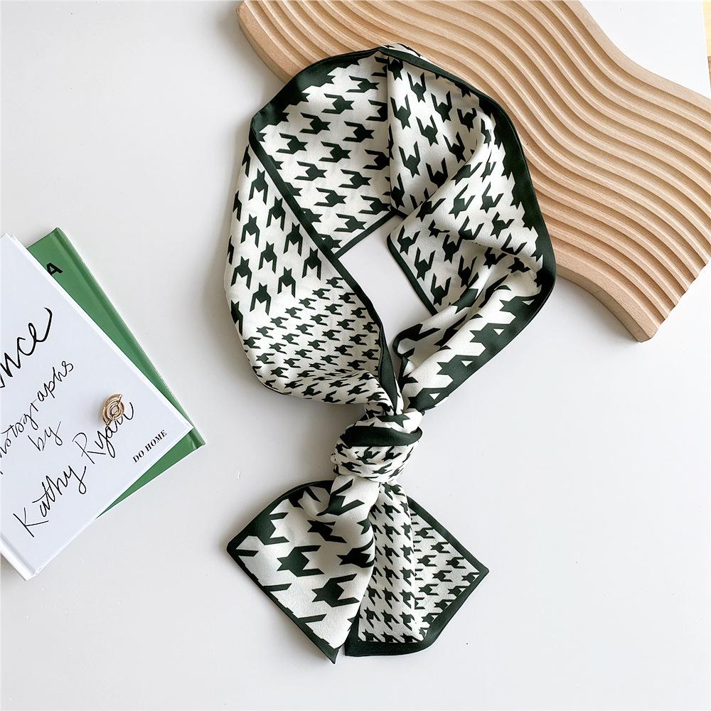 New Scarves Silk Scarves Women'S Spring And Autumn Season Long Decorative Professional Scarves Summer Thin Styles Paired With Shirts Stylish