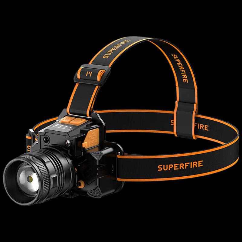 SupFire Перезаряжаемый светодиодный налобный фонарь HL58