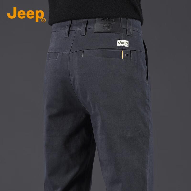 JEEP Men's 2025 Autumn/Winter Casual Straight-Leg Trousers