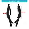 1 Set of Replacement Shoulder Harness For Leaves Blower With Adjustable Strap & Secure Buckle Quality Nylon Construction