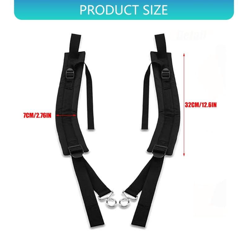 1 Set of Replacement Shoulder Harness For Leaves Blower With Adjustable Strap & Secure Buckle Quality Nylon Construction
