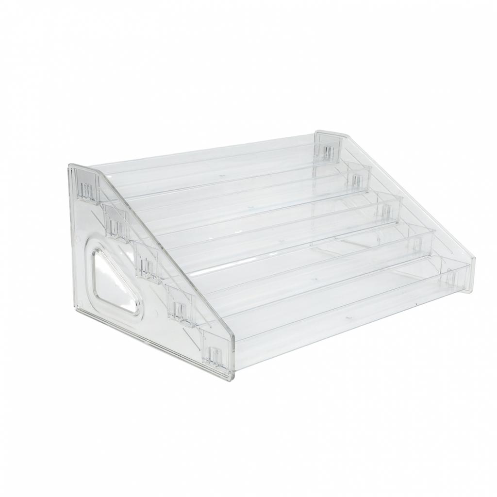 Acrylic Ladder Display Rack Transparent Multi Tier Stand for Collectible Items