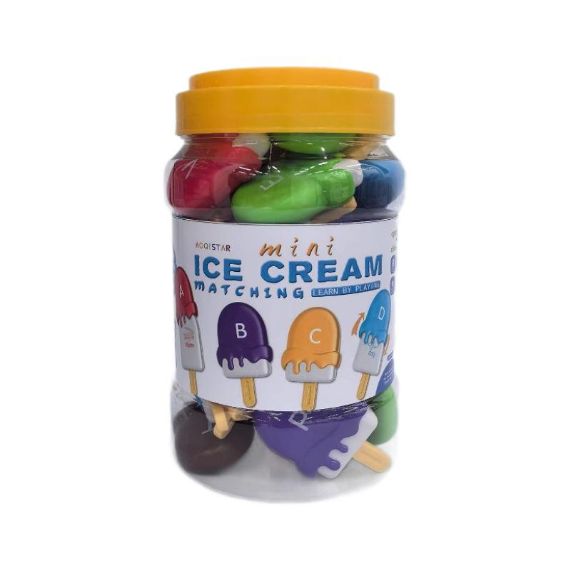 Монтессори Игрушка для сопоставления слов и цветов «Эскимо» для раннего развития