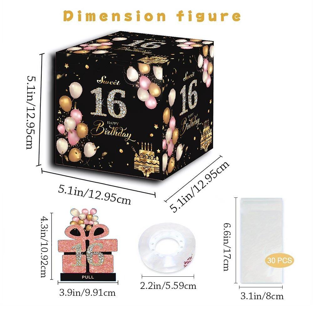 Birthday Surprise Birthday Money Box 16th 18th 21st Money Gift Boxes Surprise Money Box  Party