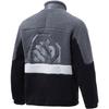 Li-Ning Флисовая теплая цветная свободная куртка с длинным рукавом мужская куртка темно-серого цвета AFDR889-2