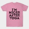 Футболка женская Im Nicer After Yoga смешная футболка Om футболка Harajuku принт Kawaii футболка летняя футболка с коротким рукавом женская футболка топ футболка