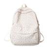 Small Tulip And Floral Pattern Student Leisure Backpack