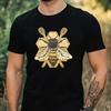 T-Shirt Herren Biene Motiv Baumwolle Größe XS bis 5XL