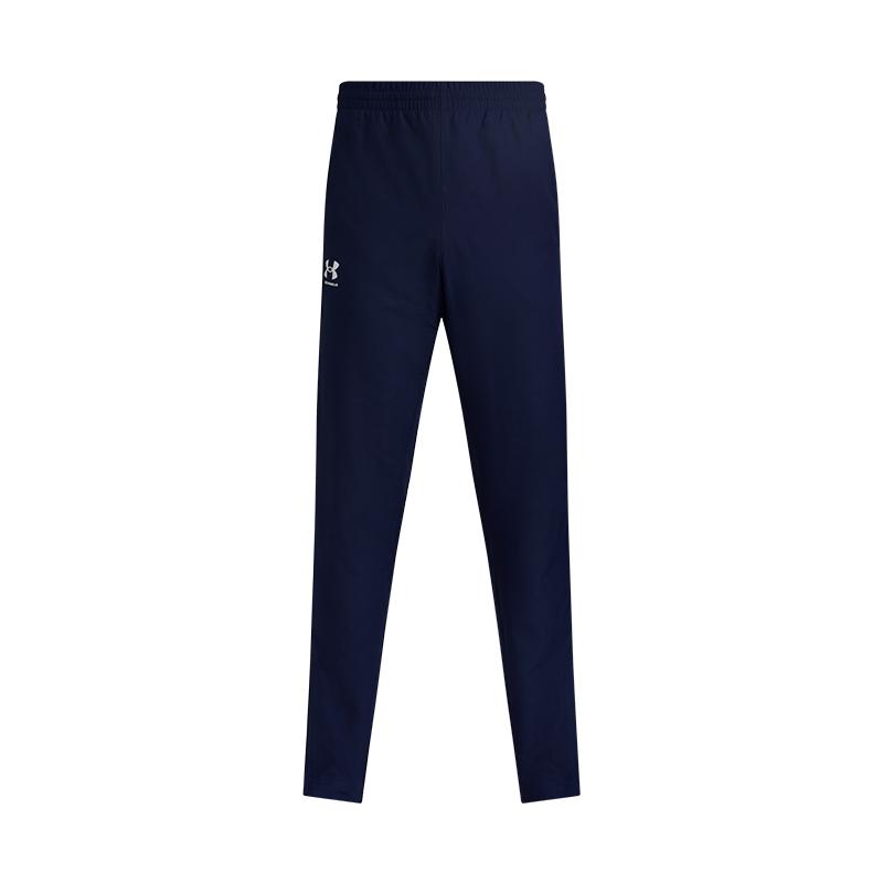 Under Armour Rival Sports Leisure Series Logo Тканые эластичные дышащие повседневные брюки мужские брюки темно-синие 1390150-410