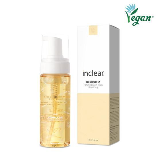 Пенка для умывания Enclear Kombucha Vegan Feminine 150 мл (освежающий тип) Пенное очищающее средство для женщин