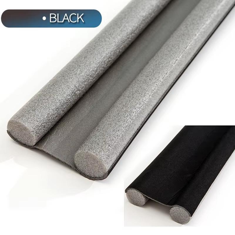 Double-sided Door Bottom Sealing Strip - Wear-Resistant Leather with Sound Insulation, Dust and Insect Proof, Easy Installation