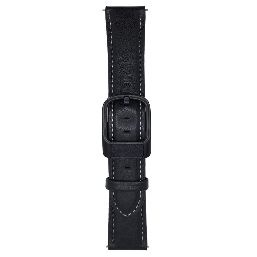 Для Samsung Galaxy Watch7 44мм/40мм Ремешок для часов 20мм Пряжка-поясная сумка с текстурой Crazy Horse Кожаный ремешок на запястье