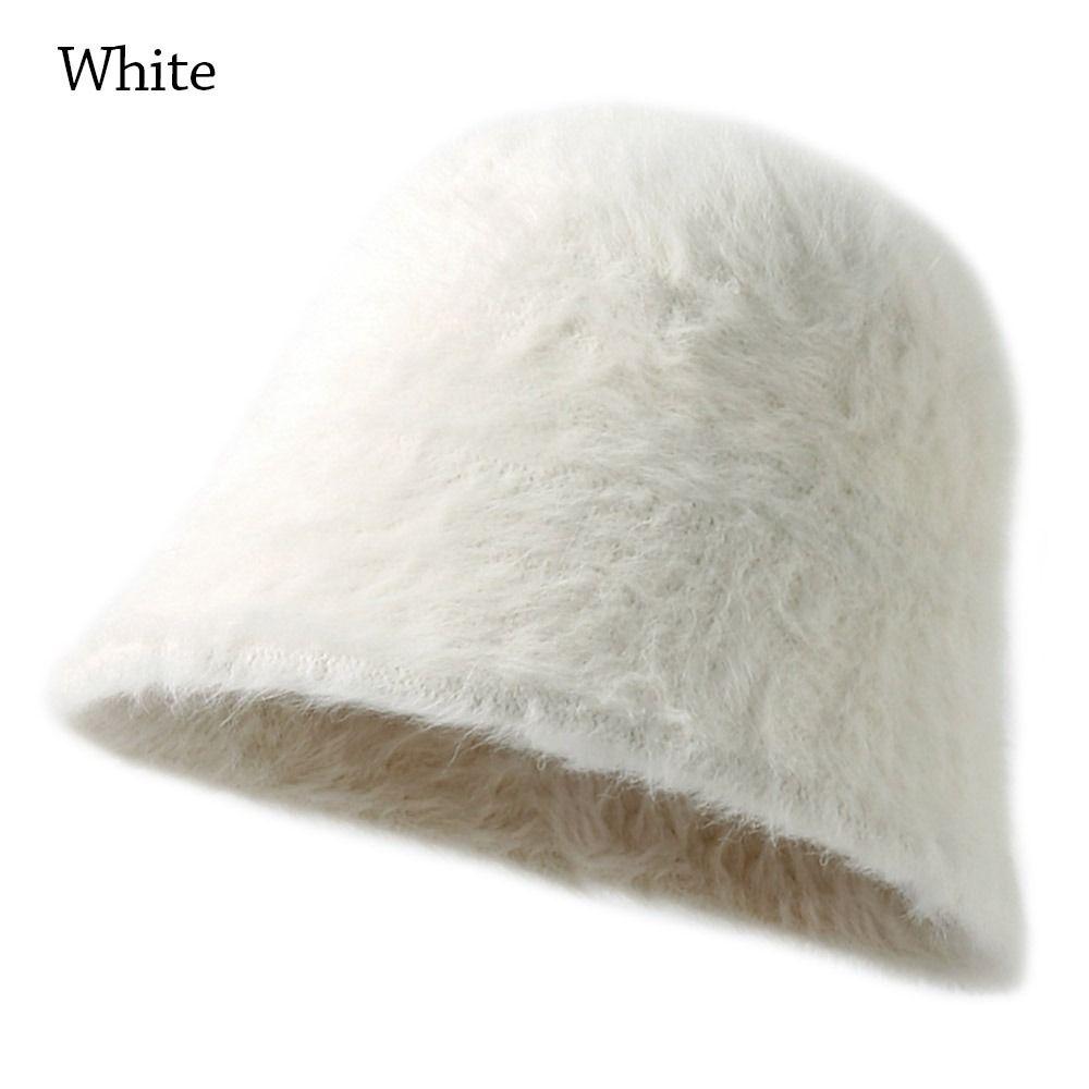 Плюшевая кепка рыбака, меховая панама, плюшевая шляпа-ведро для женщин
