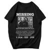 Мужская футболка Missing Horror Movie The Lost Boys Хлопок Y2K Графическая с круглым вырезом Унисекс Топы Футболки