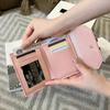 Simplicity and Fashion Women's Wallet Multifunctional Large Capacity Card Folding Clip Wallet